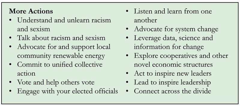 From Diversifying Power: Why We Need Antiracist, Feminist Leadership on Climate and Energy by Jennie C. Stephens. Copyright © 2020 by Jennie C. Stephens. Reproduced by permission of Island Press, Washington, D.C. All author proceeds from sales will be donated to the NAACP’s environmental and climate justice program.From Diversifying Power: Why We Need Antiracist, Feminist Leadership on Climate and Energy by Jennie C. Stephens. Copyright © 2020 by Jennie C. Stephens. Reproduced by permission of Island Press, Washington, D.C. All author proceeds from sales will be donated to the NAACP’s environmental and climate justice program.