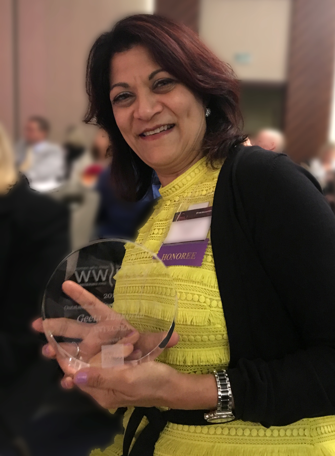 Geeta Thakorlal, then-president of INTECSEA, was a 2017 recipient of the Houston Business Journal (HBJ) Women Who Mean Business in Energy Award.