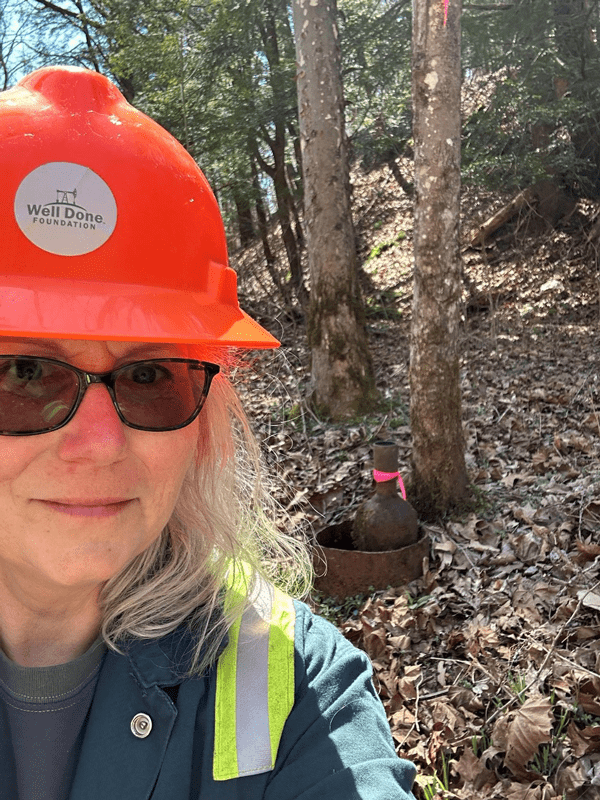 Locating orphaned wells in West Virginia.