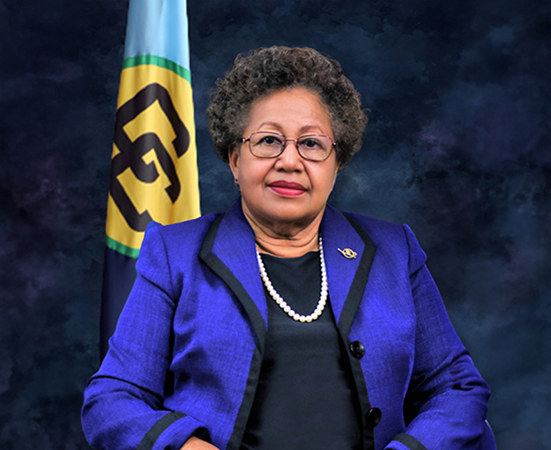 Carla Barnett, PhD, CBE, Secretary General of the Caribbean Community